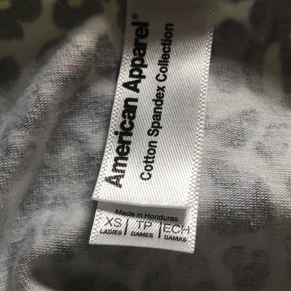 NWOT American Apparel Rainbow Lynx Cropped Tank - Size XS BUNDLE FOR DISC - Picture 3 of 4